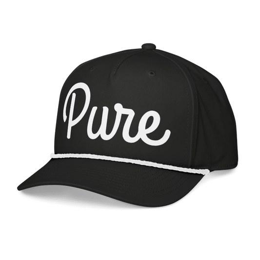 Black Pure Rope Hat