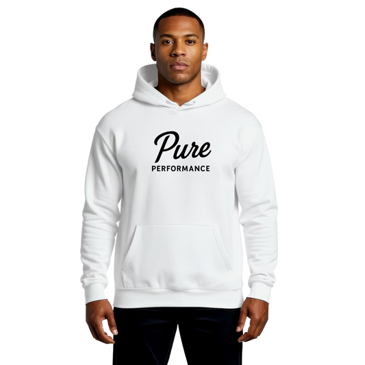 Pure Performance White 50/50 sweatshirt