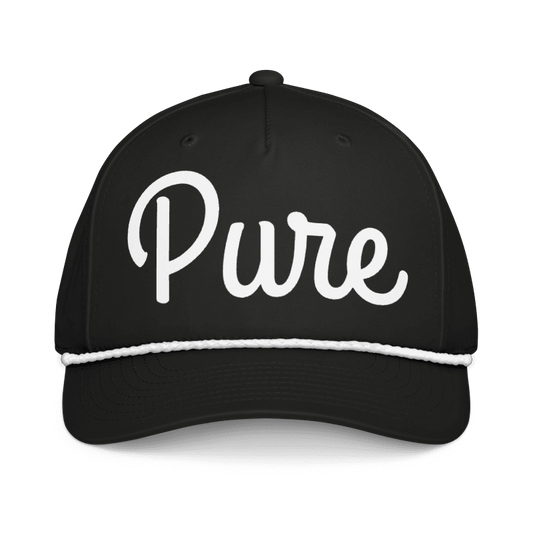Black Pure Rope Hat