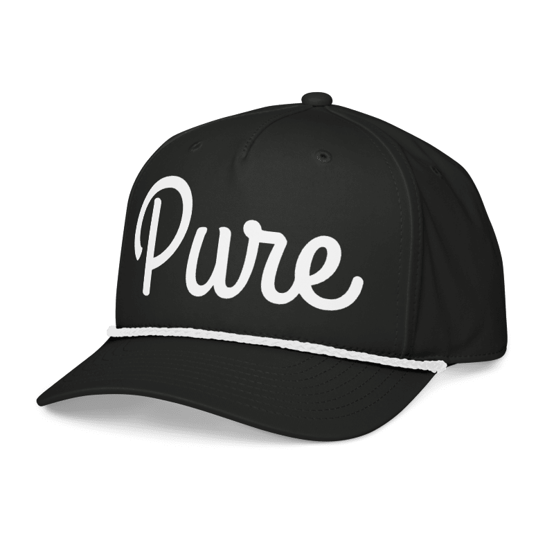 Black Pure Rope Hat