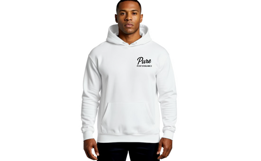 Pure Performance White 50/50 sweatshirt